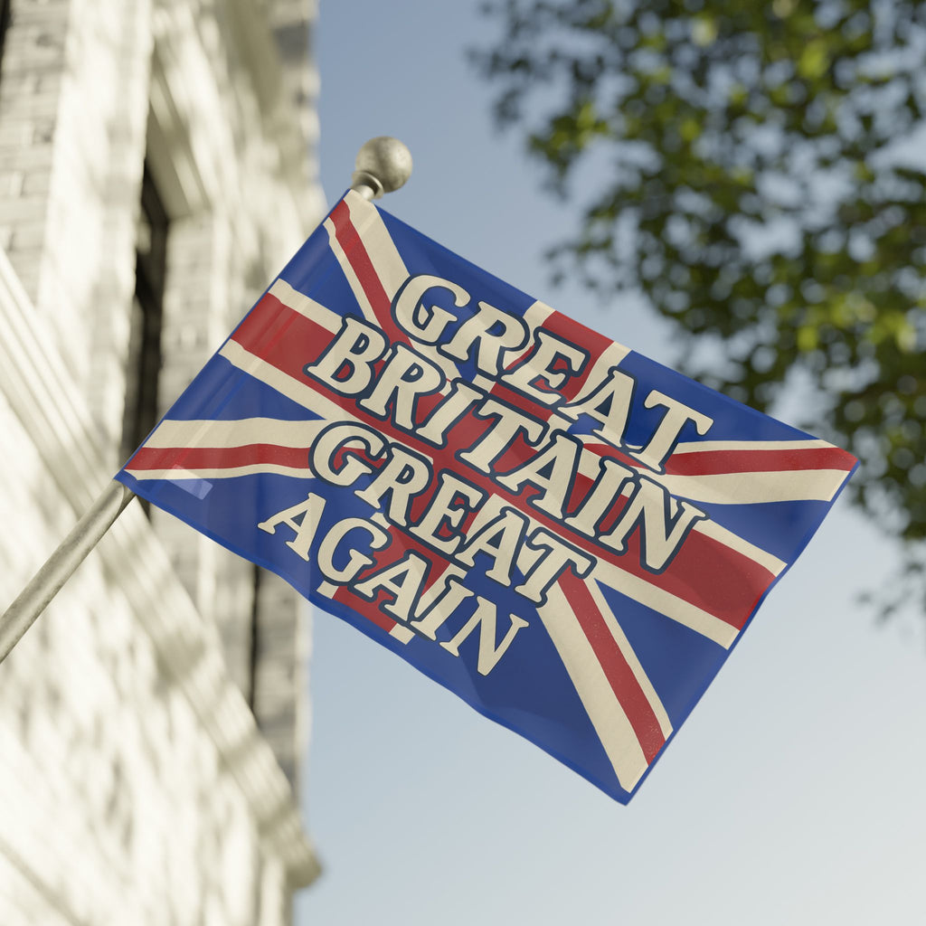 ‚GREAT BRITAIN GREAT AGAIN‘ — Union Jack Retro Flag