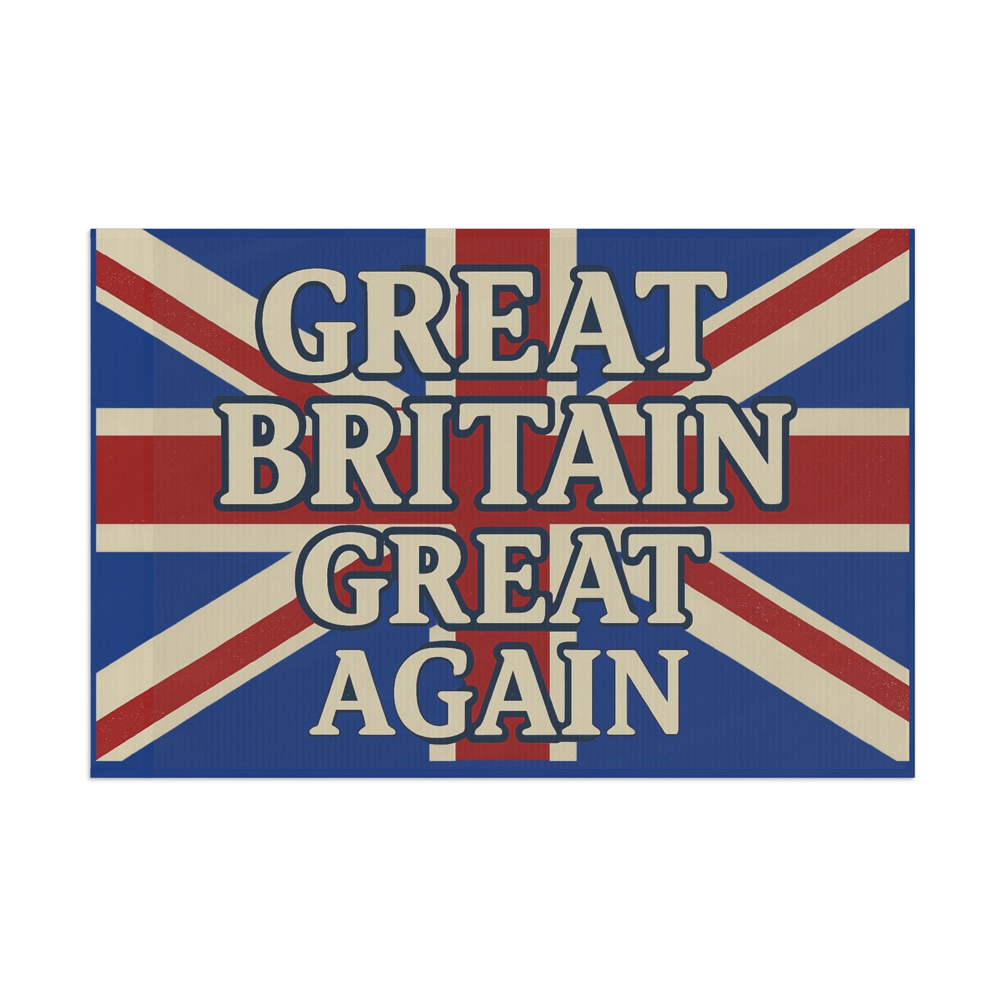 ‚GREAT BRITAIN GREAT AGAIN‘ — Union Jack Retro Flag